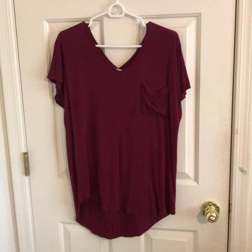 Maroon shirt
